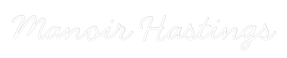 Néon personnalisé: Manoir Hastings