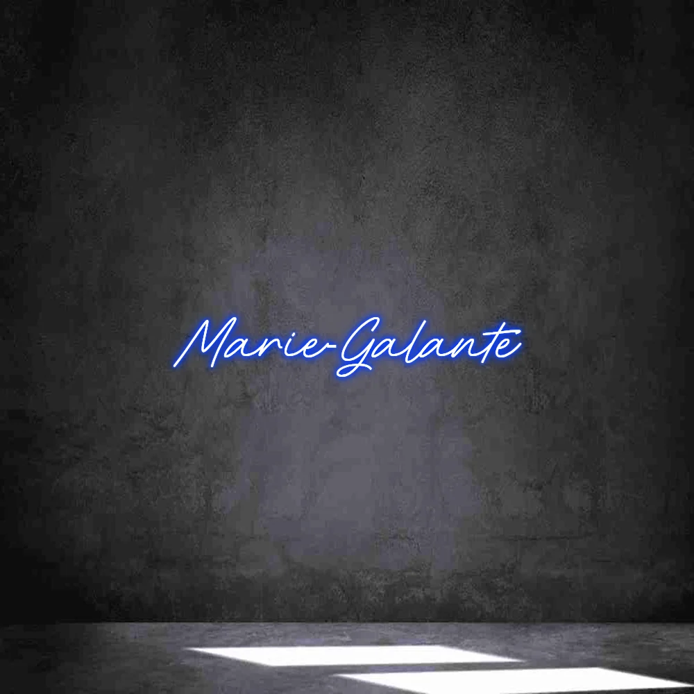 Néon personnalisé: Marie-Galante