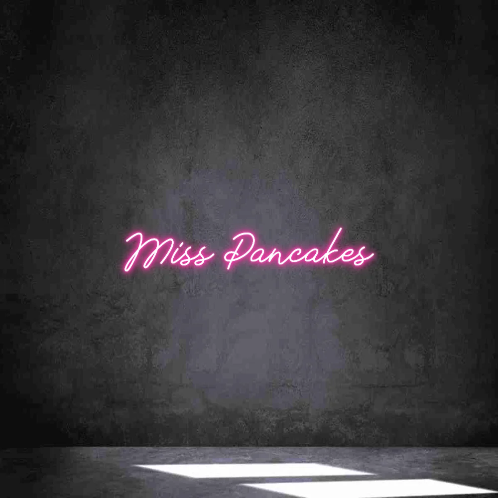 Néon personnalisé: Miss Pancakes