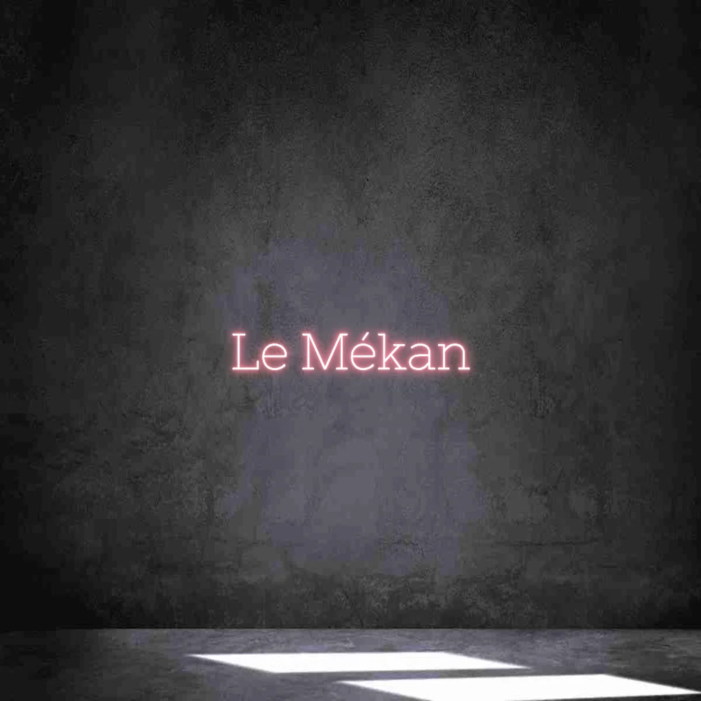 Néon personnalisé: Le Mékan