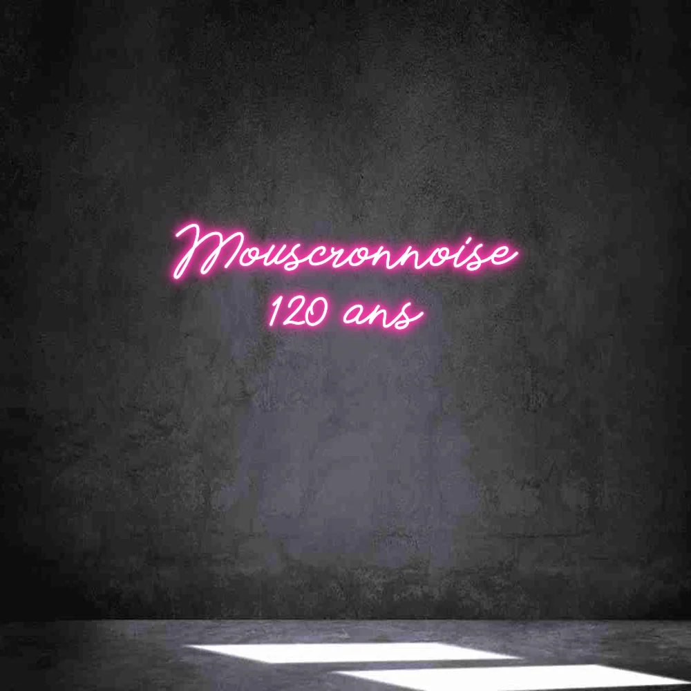 Néon personnalisé: Mouscronnoise 1...