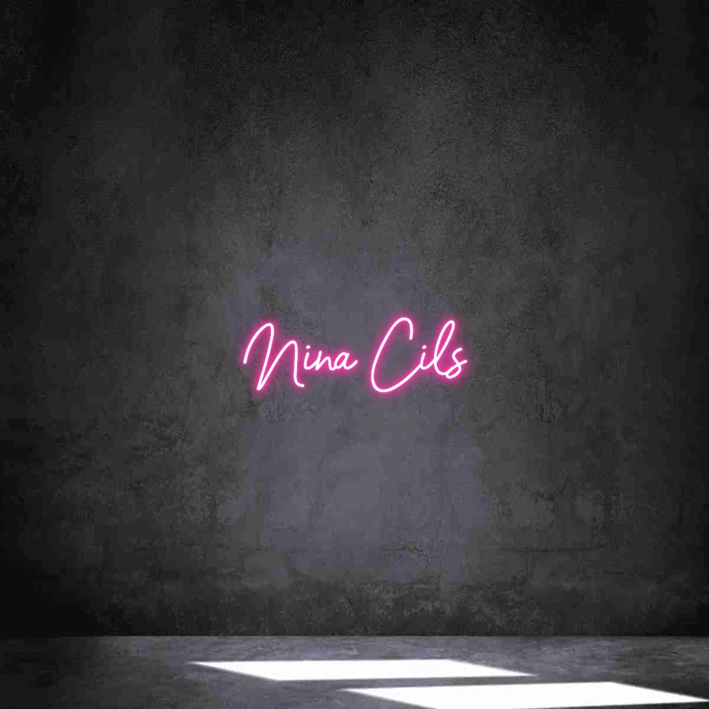 Néon personnalisé: Nina Cils