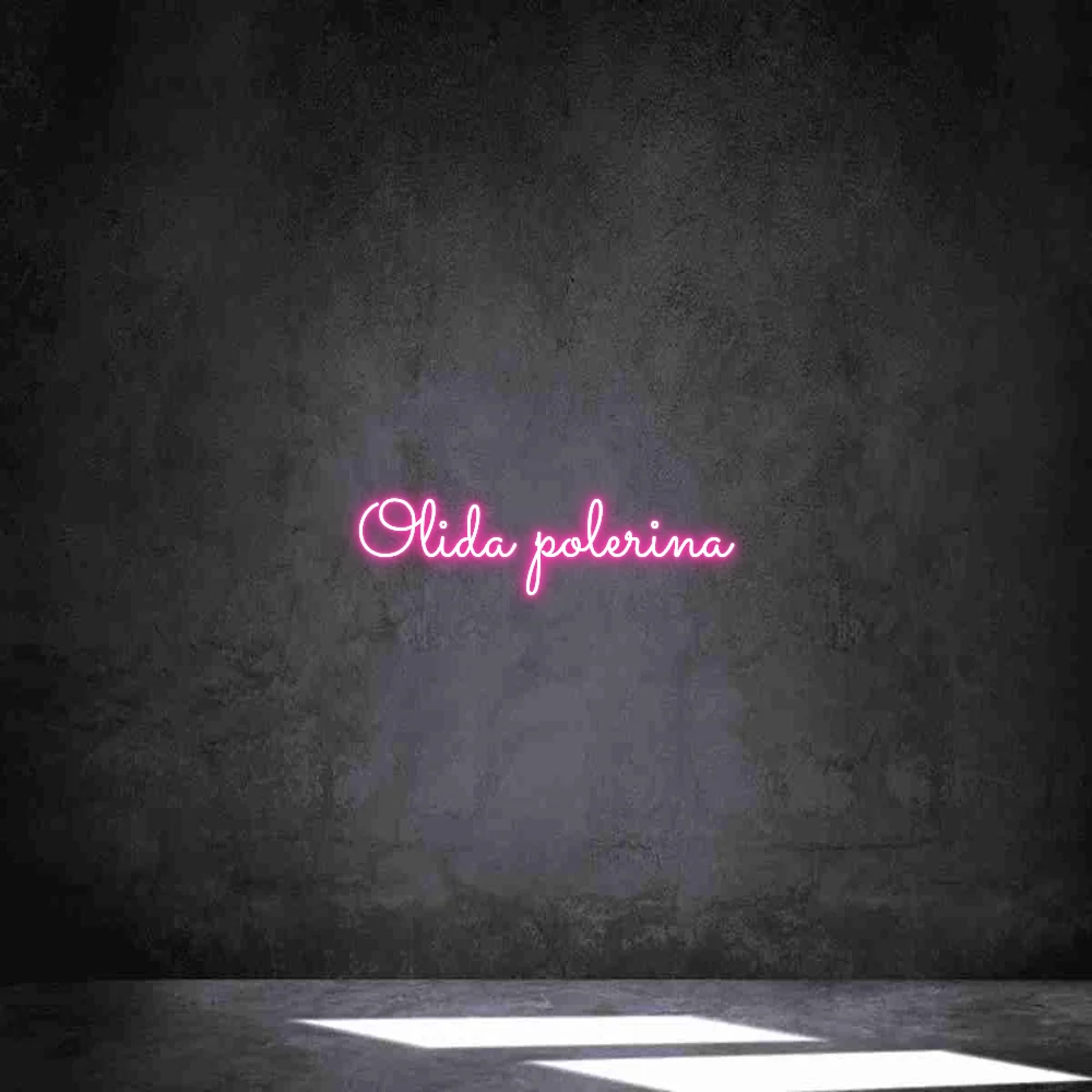 Néon personnalisé: Olida polerina