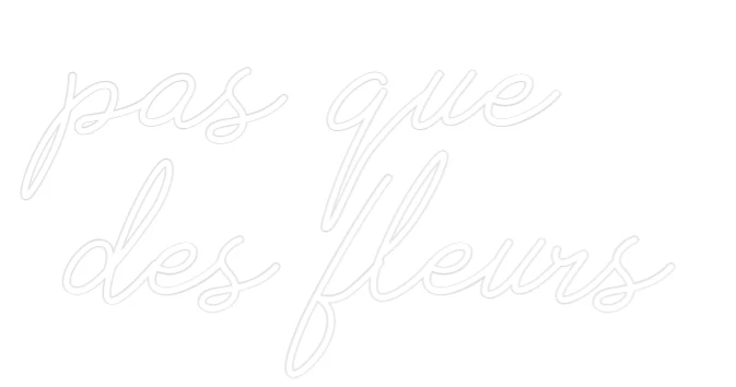 Néon personnalisé: pas que des fle...