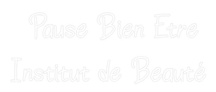 Néon personnalisé: Pause Bien Etre...