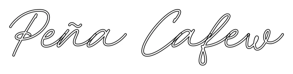 Néon personnalisé: Peñ Cafew