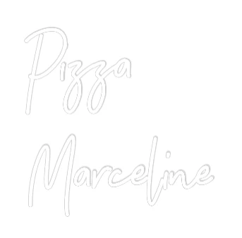 Néon personnalisé: Pizza Marceline