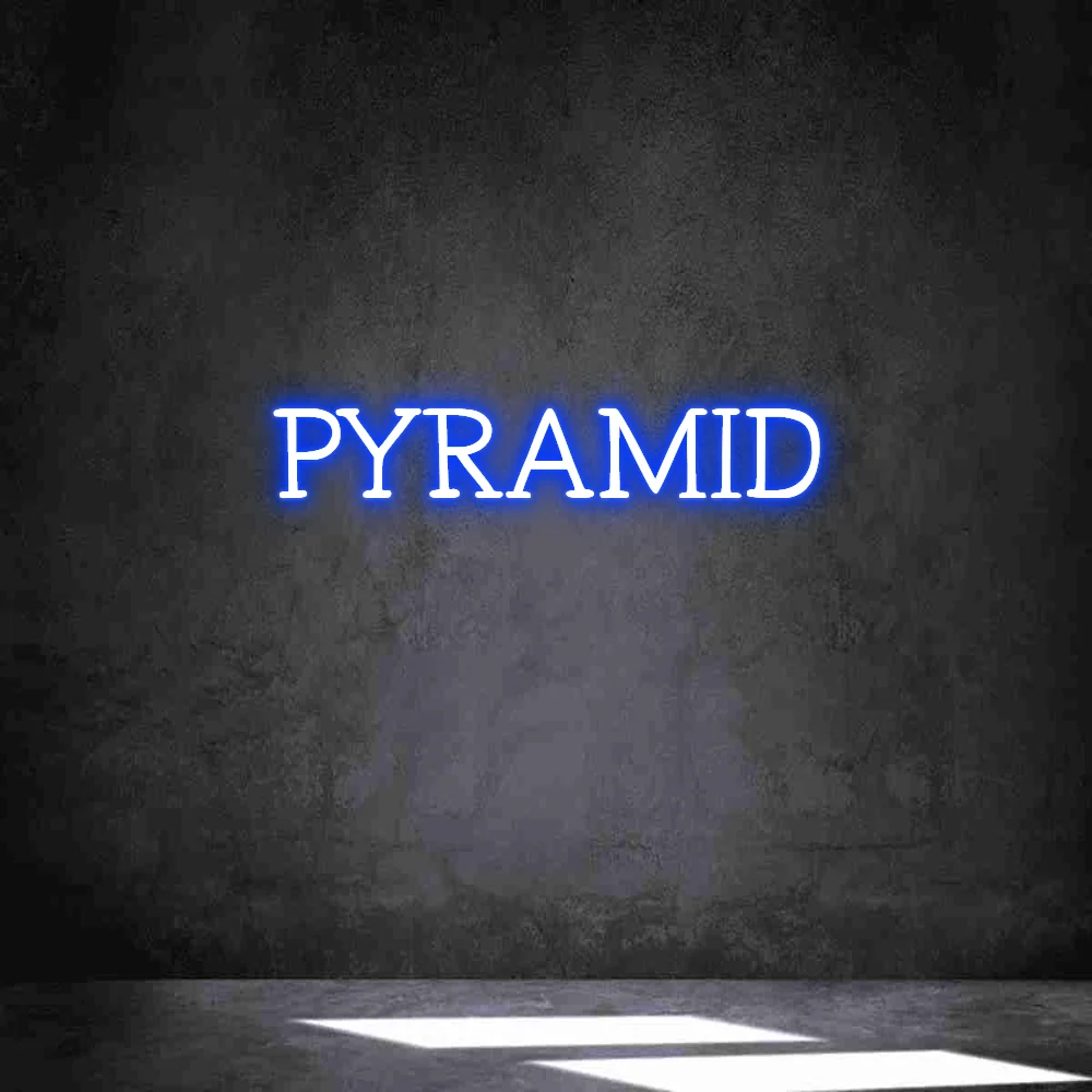 Néon personnalisé: PYRAMID