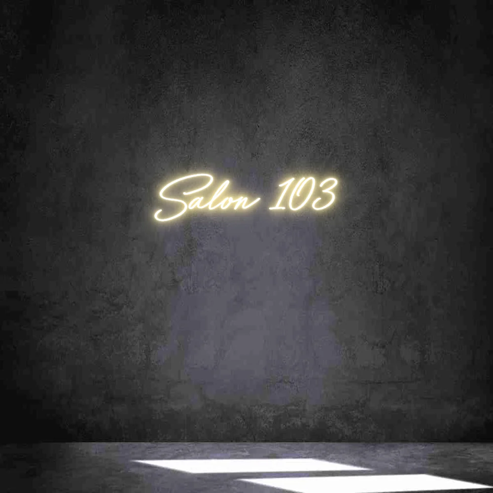 Néon personnalisé: Salon 103