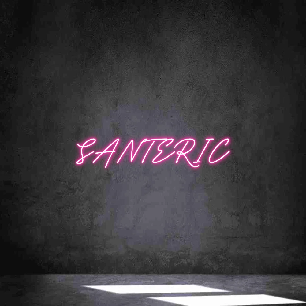 Néon personnalisé: SANTERIC