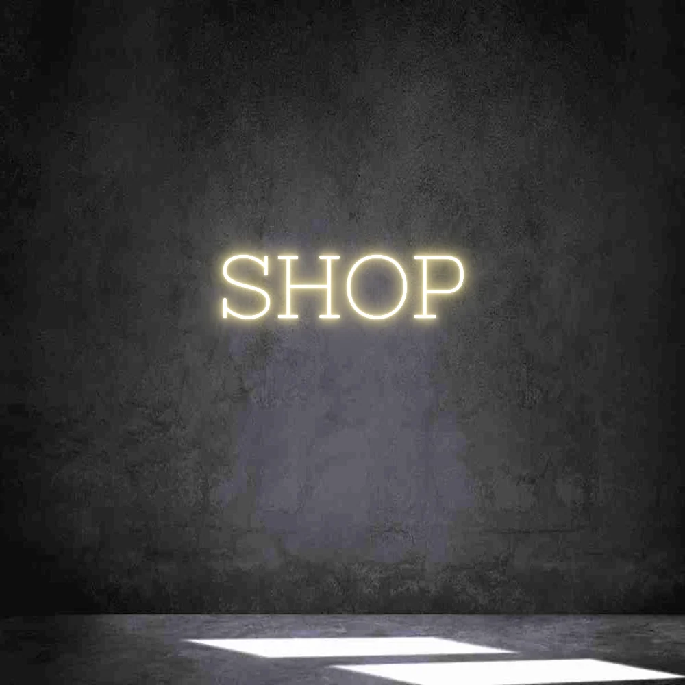 Néon personnalisé: SHOP