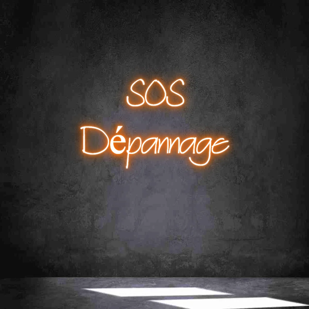 Néon personnalisé: SOS Dépannage