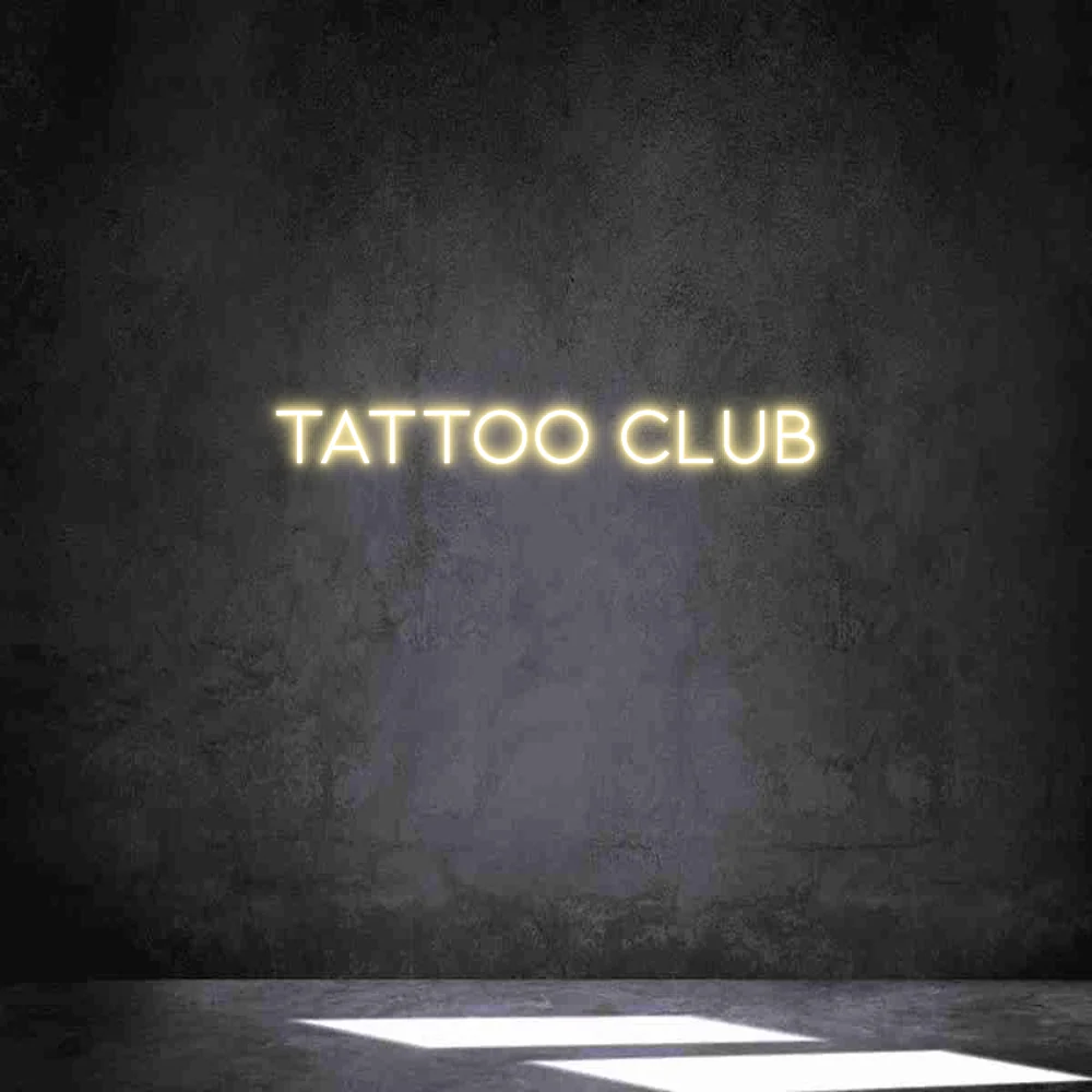 Néon personnalisé: TATTOO CLUB