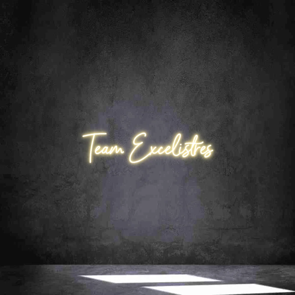 Néon personnalisé: Team Excelistre...
