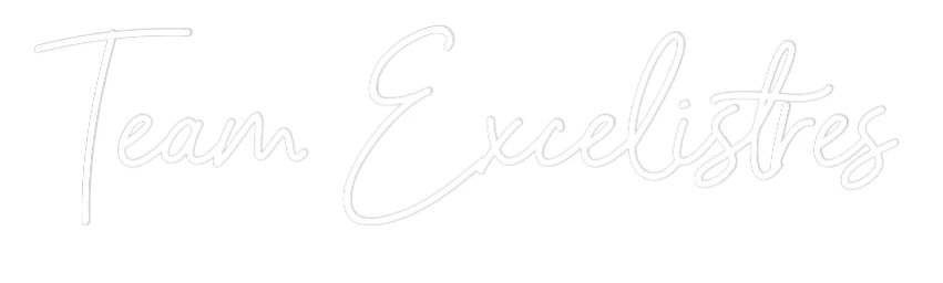 Néon personnalisé: Team Excelistre...