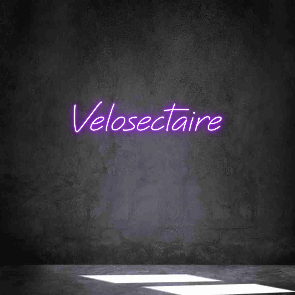 Néon personnalisé: Velosectaire