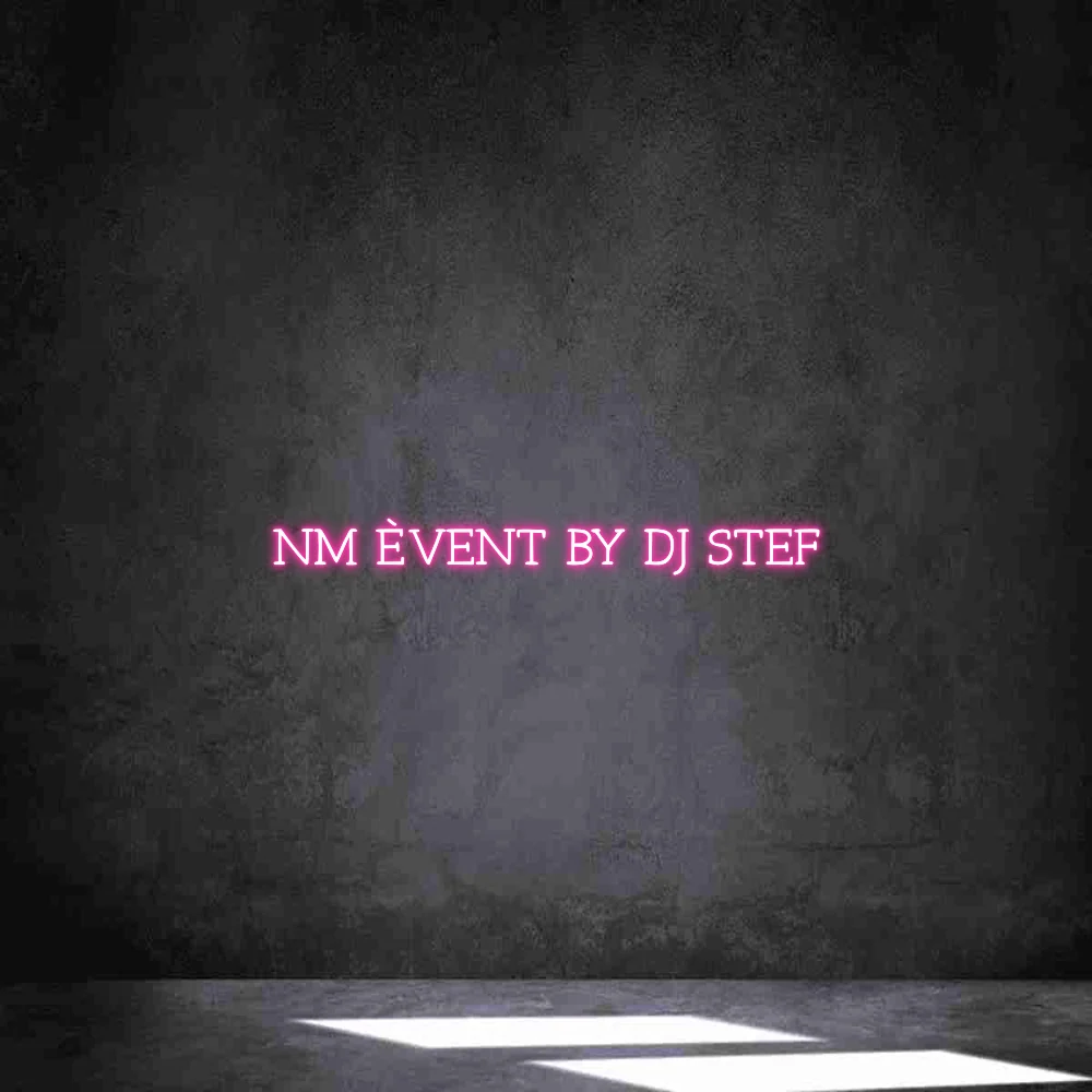 Néon personnalisé: NM ÉVENT DJ...