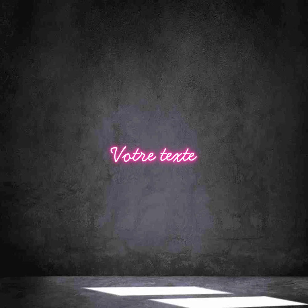 Néon personnalisé: Votre texte