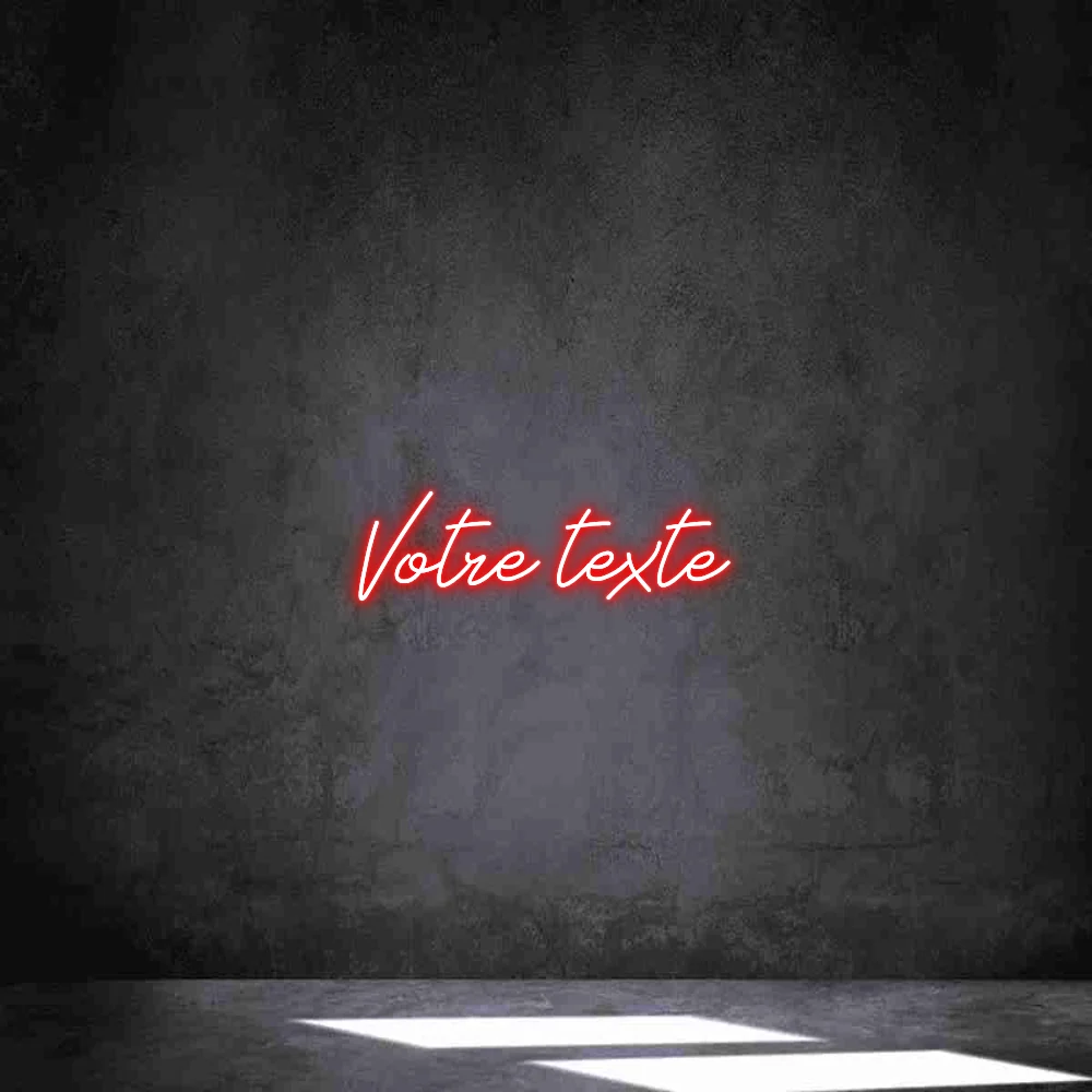 Néon personnalisé: Votre texte
