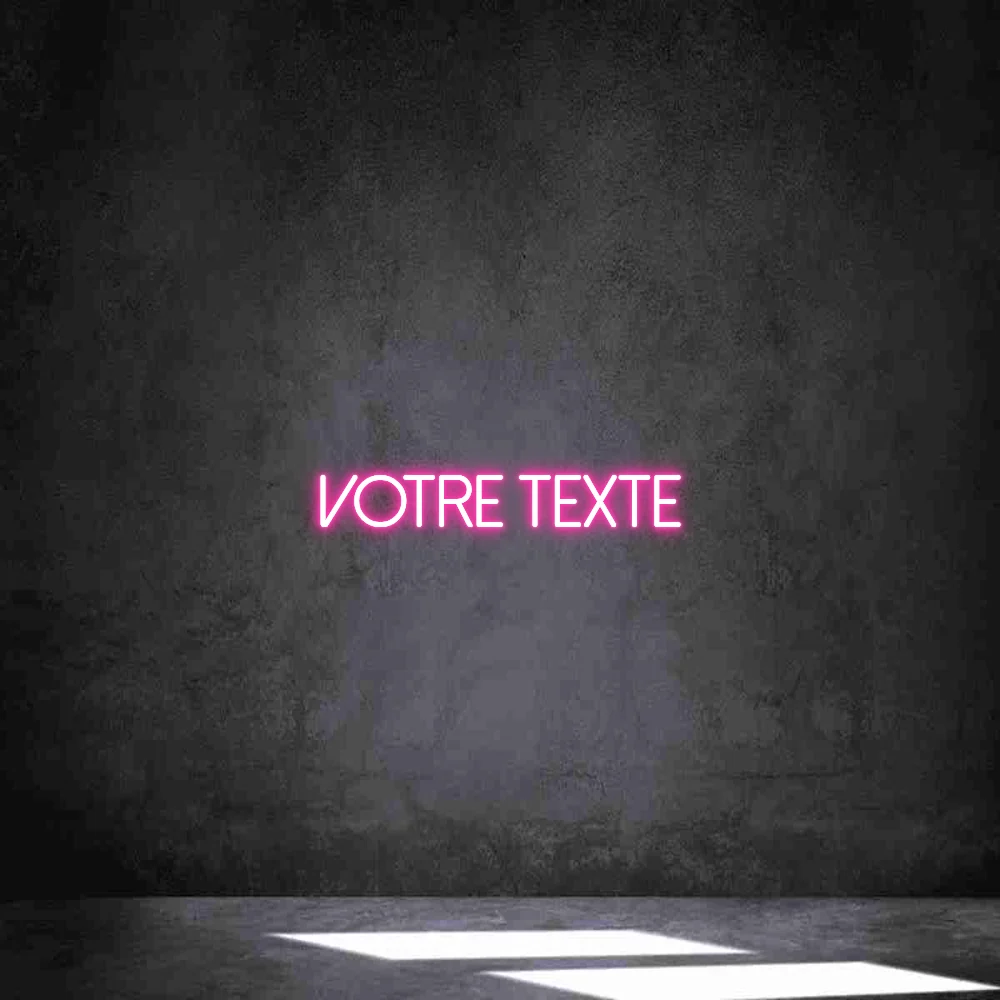 Néon personnalisé: Votre texte