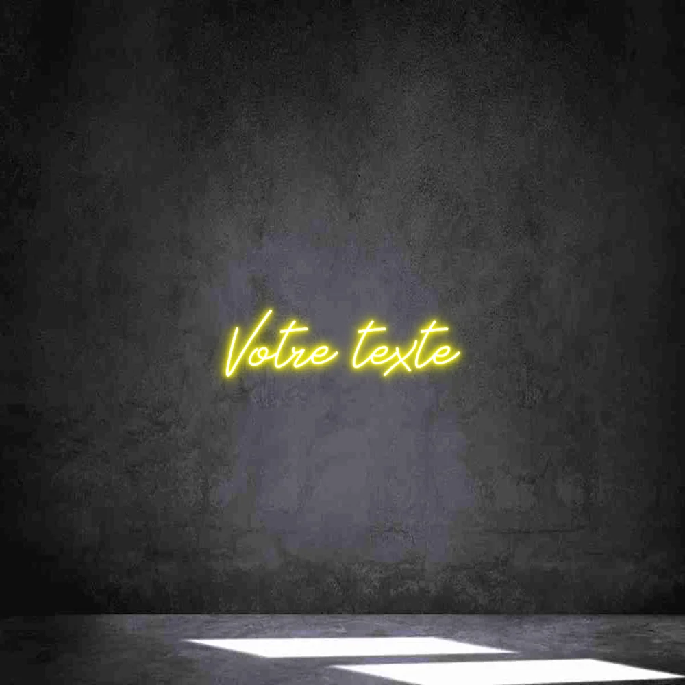 Néon personnalisé: Votre texte