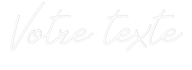 Néon personnalisé: Votre texte