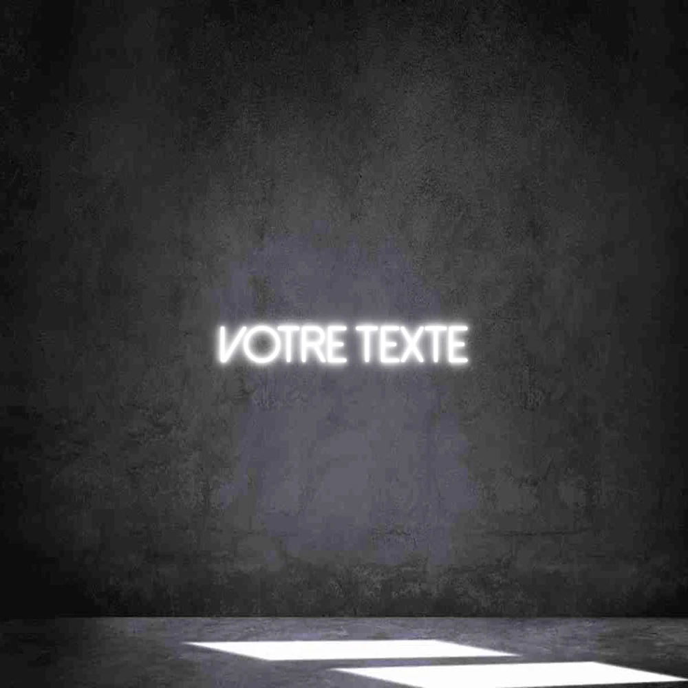 Néon personnalisé: Votre texte