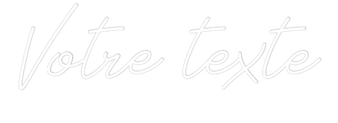 Néon personnalisé: Votre texte