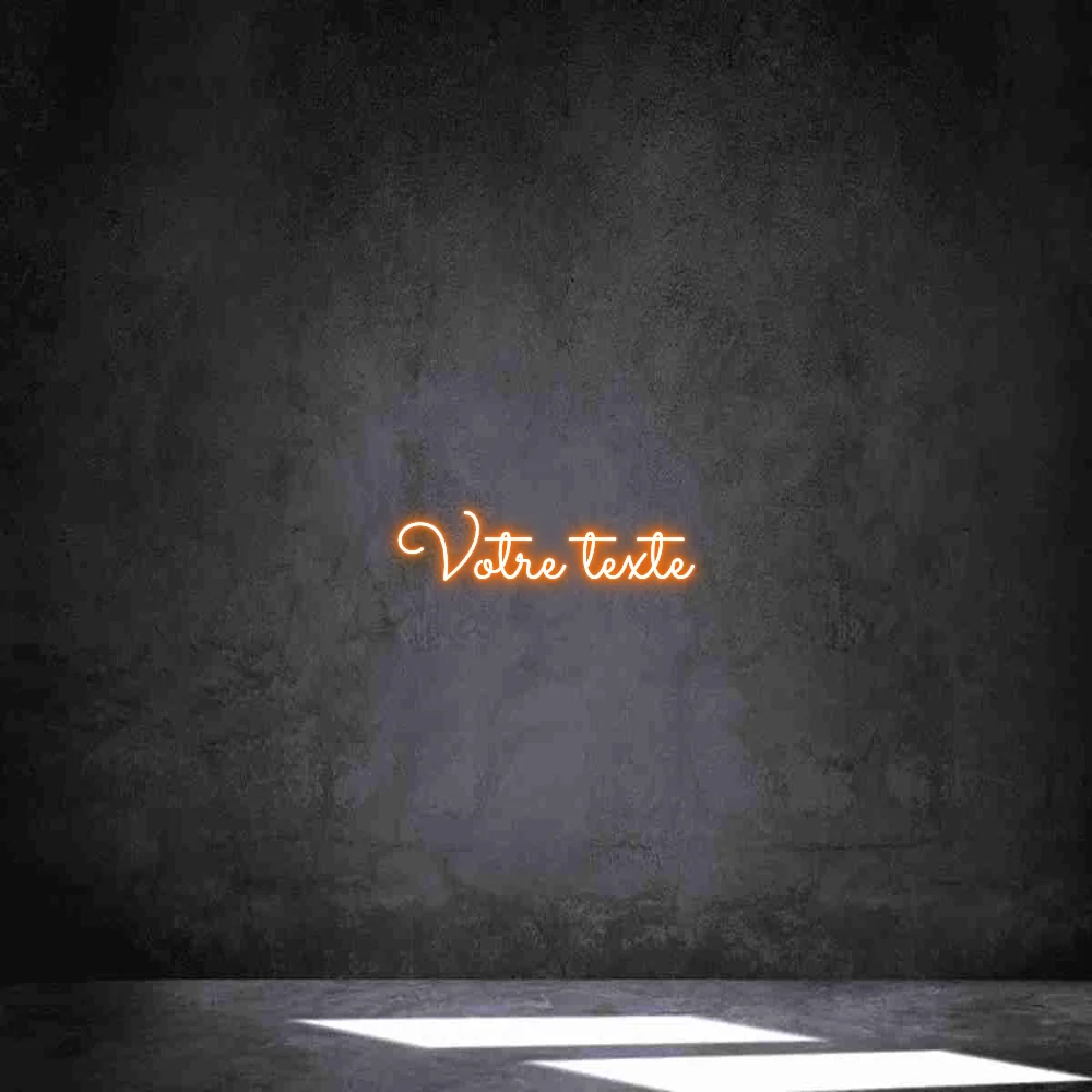 Néon personnalisé: Votre texte