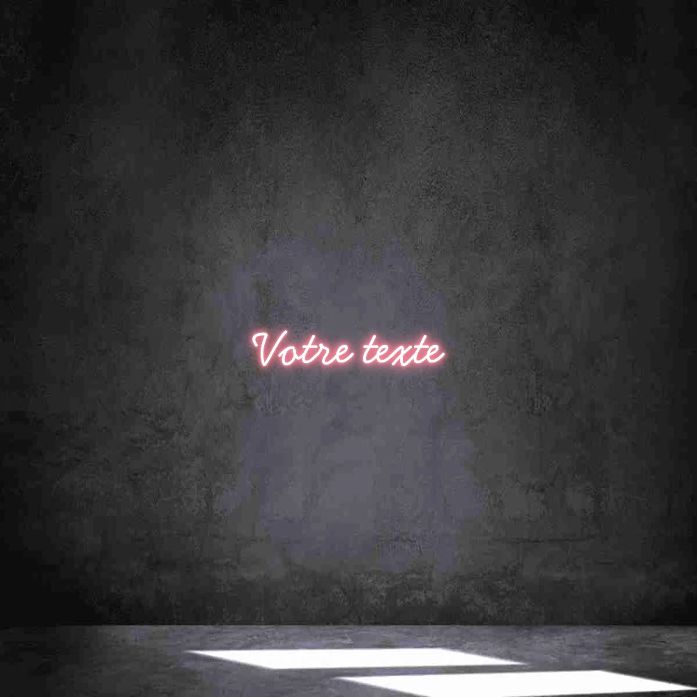 Néon personnalisé: Votre texte