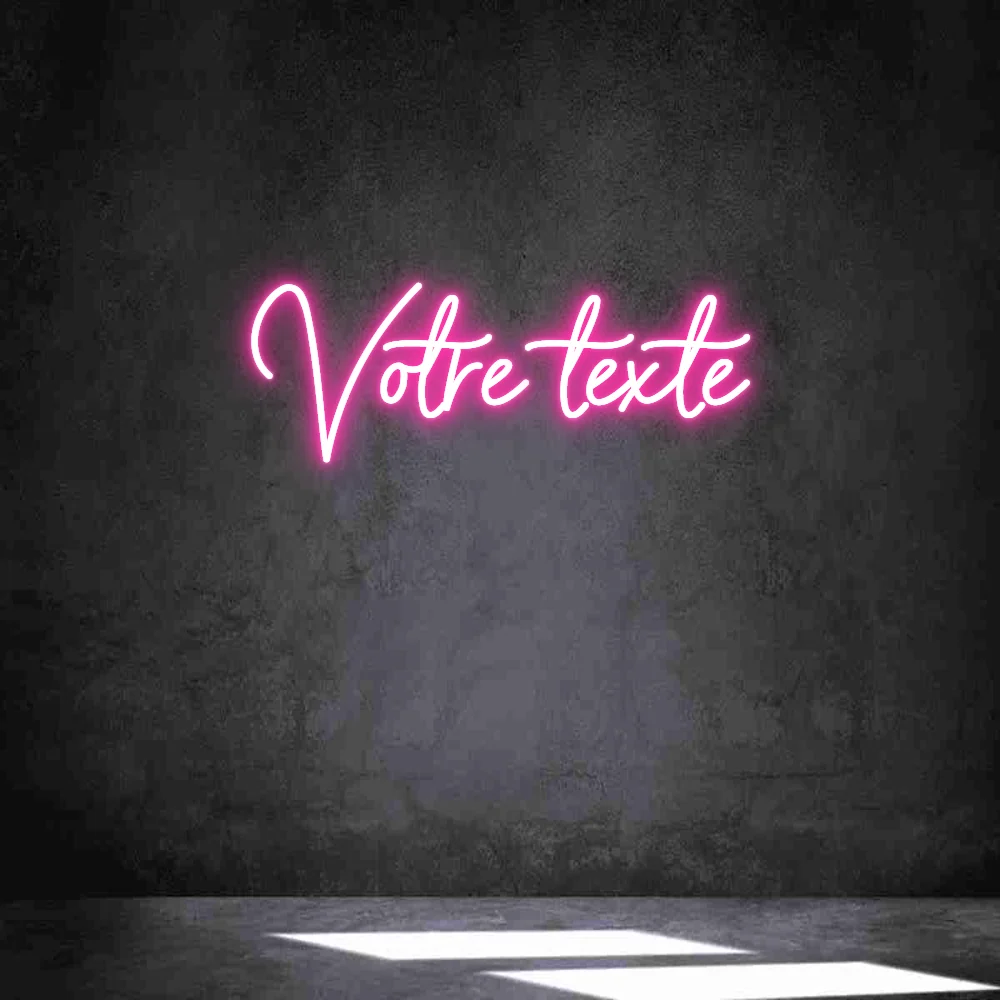 Néon personnalisé: Votre texte