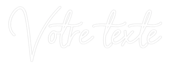 Néon personnalisé: Votre texte