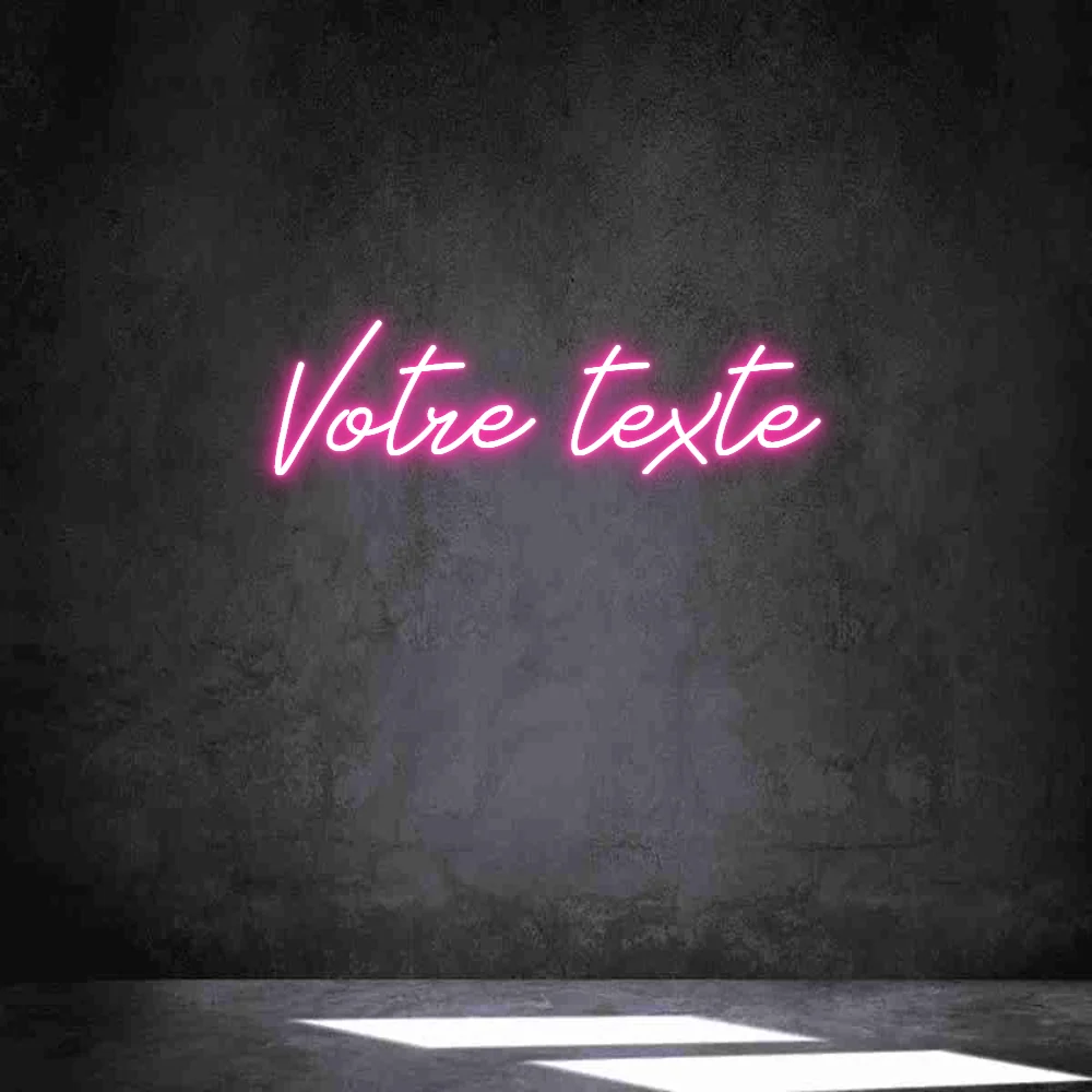 Néon personnalisé: Votre texte