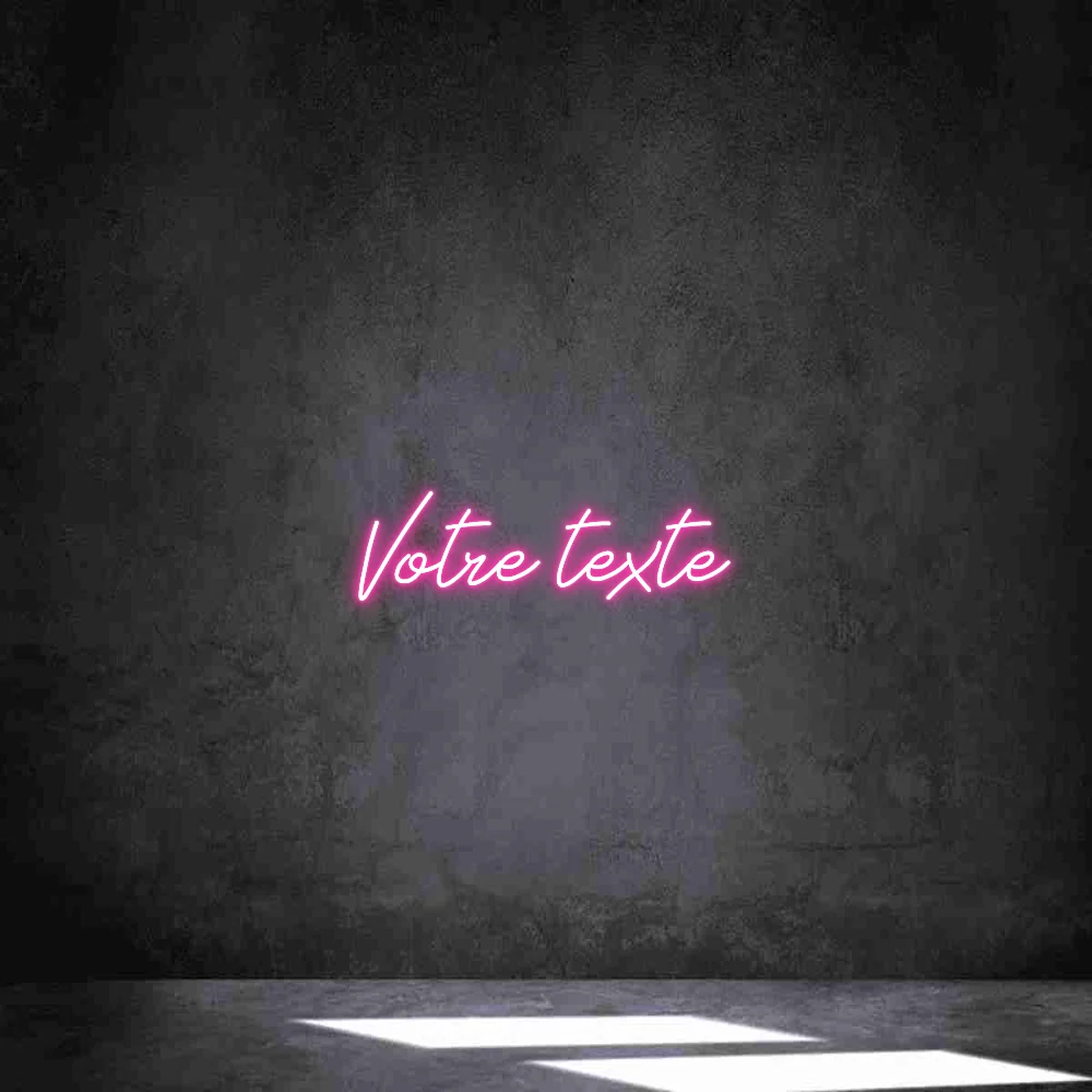 Néon personnalisé: Votre texte