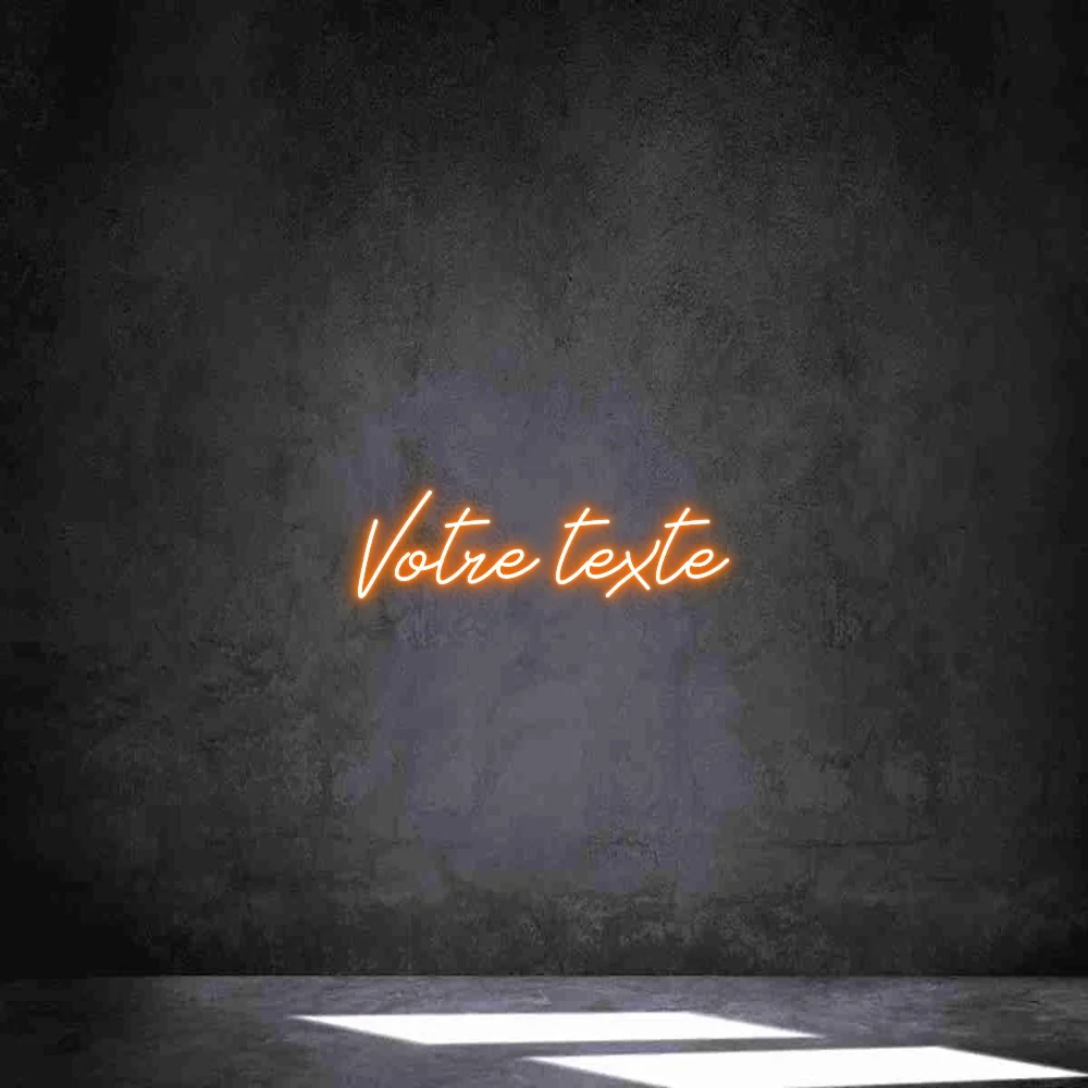Néon personnalisé: Votre texte