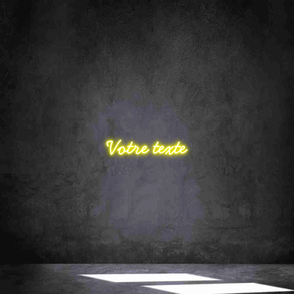 Néon personnalisé: Votre texte
