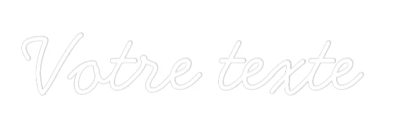 Néon personnalisé: Votre texte