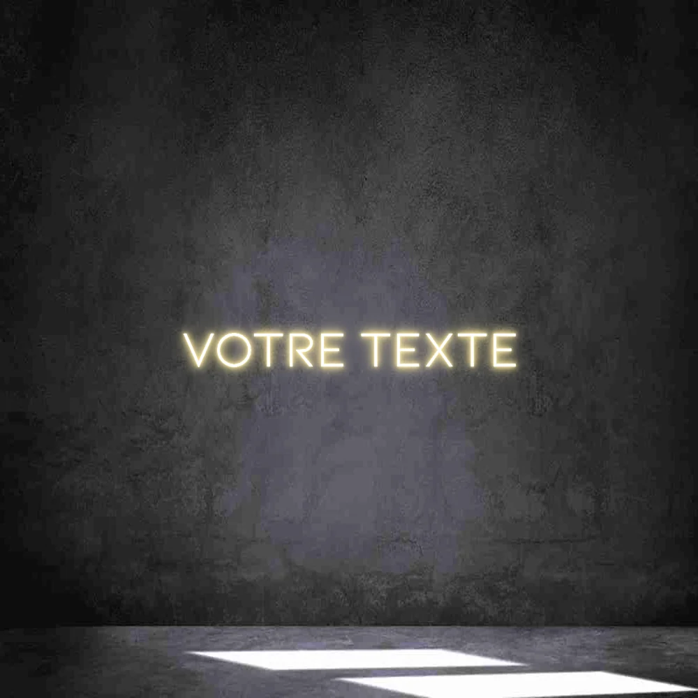 Néon personnalisé: Votre texte