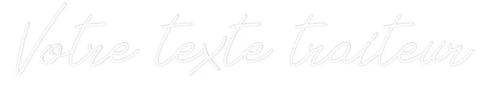 Néon personnalisé: Votre texte tra...