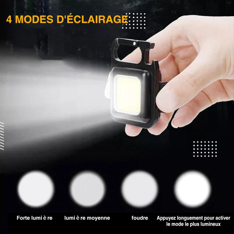 Lampe de secours rechargeable portable multifonctionnelle noucadeaux