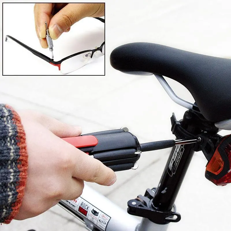 8 tournevis en 1 outil avec lampe de travail et lampe de poche noucadeaux