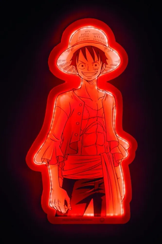 One Piece - Applique murale néon Luffy