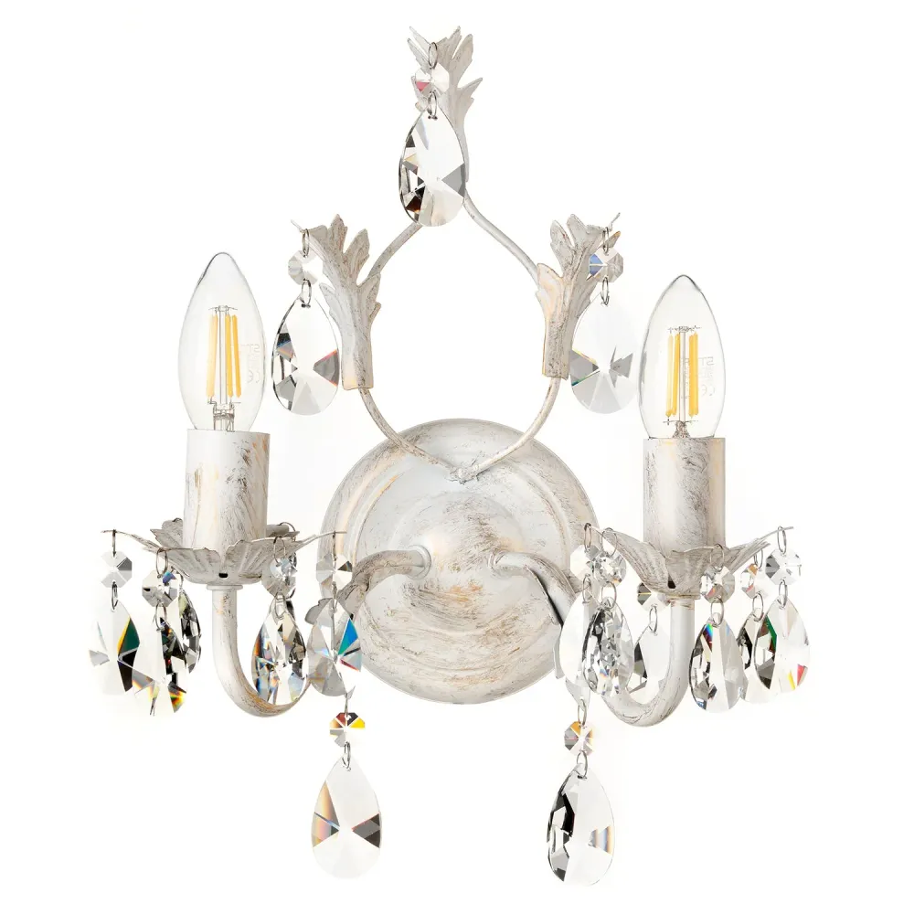 Applique murale Onli Lighting Teresa 2L E14 H 30cm Bronze
