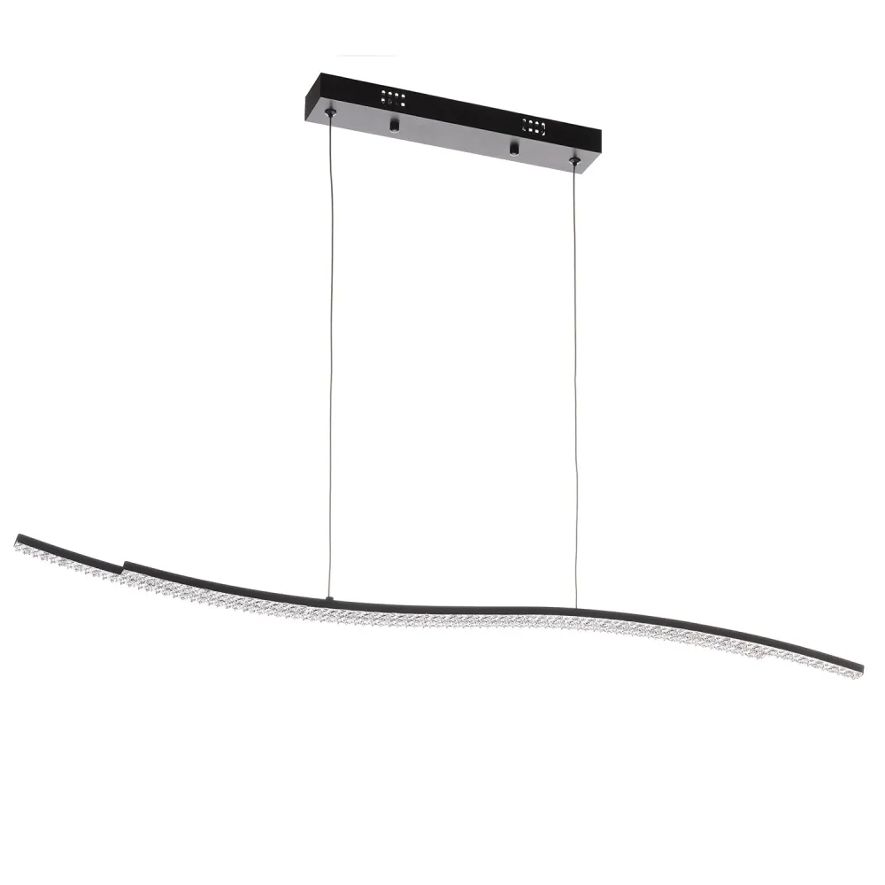 Suspension linéaire Onli Lighting Onda 1L LED W 68cm