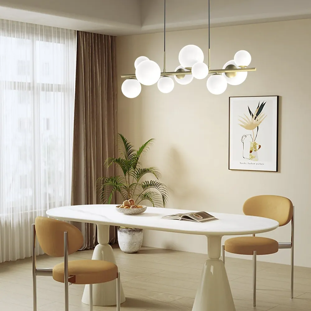 Suspension linéaire Onli Lighting Paloma 10L G9 L 85,5 cm