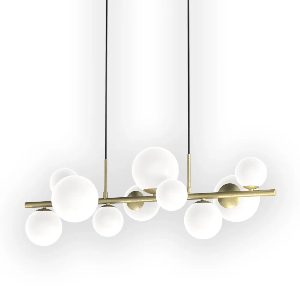 Suspension linéaire Onli Lighting Paloma 10L G9 L 85,5 cm