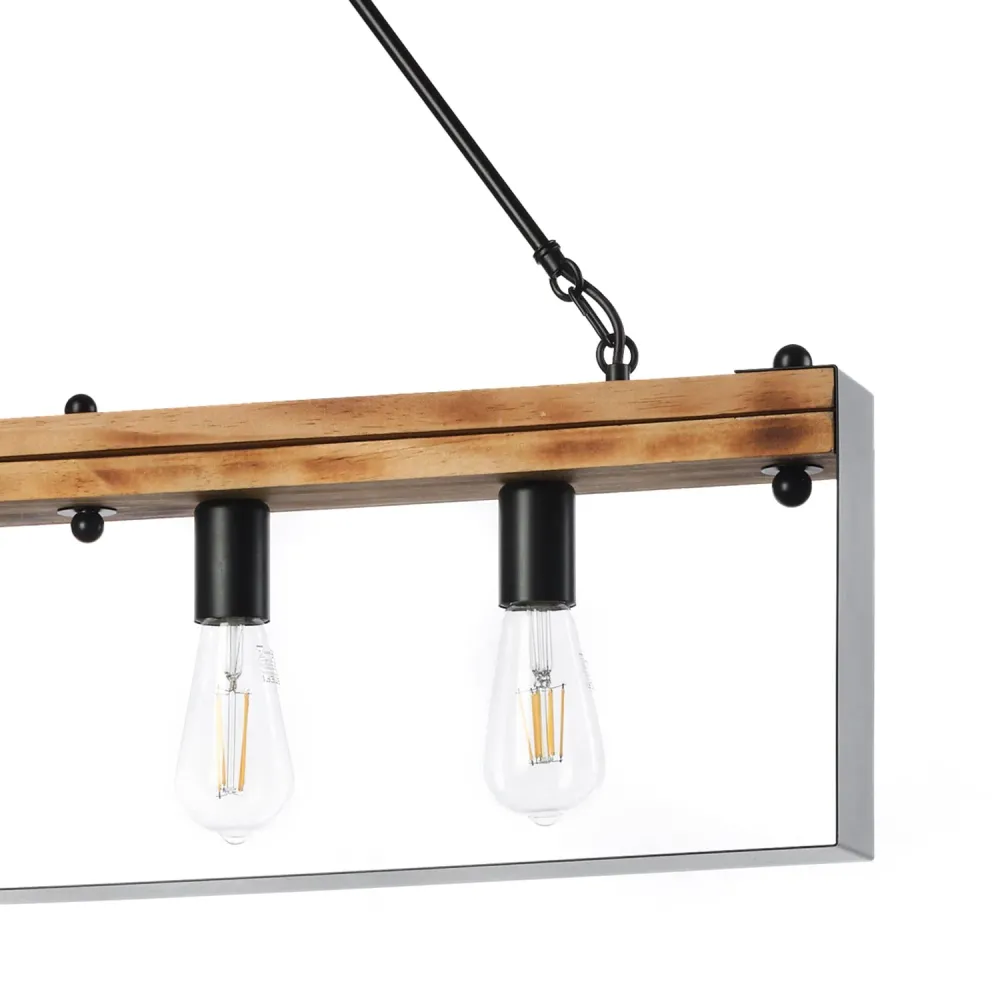 Suspension linéaire Onli Lighting Susan 4L E27 L 80 cm