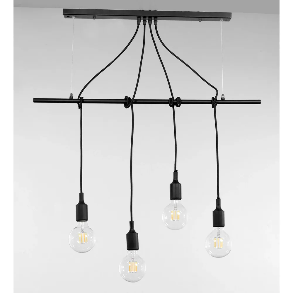 Suspension linéaire Onli Lighting Wire 4L E27 W 80cm White