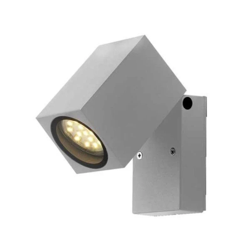 Applique Murale Argent LED IP44 Orientable pour ampoule GU10 Optonica