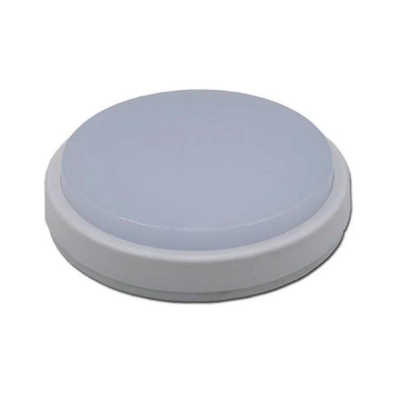 Applique Murale Blanche LED 8W IP65 Ronde Optonica